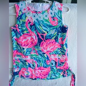 Lilly Pulitzer Flamingo Dress 2T